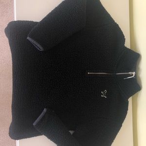 Pink Victoria Secret Sherpa Quarter Zip Pullover